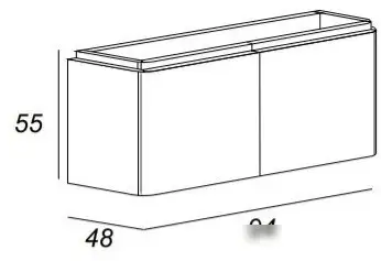 Cezares Тумба под умывальник Stylus 55229 – фото товара