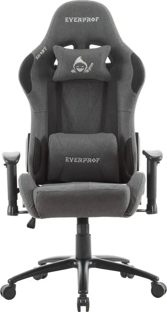 Игровое (геймерское) кресло Everprof Ghost (ткань, серый) – фото товара