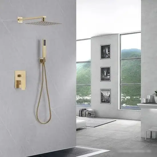 Душевая система Abber Daheim AF8219G (золото матовое) - фото товара