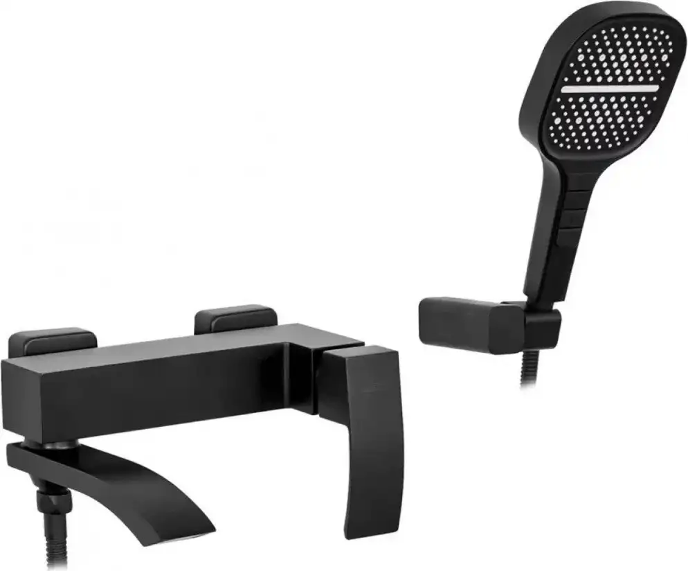 Смеситель Hansberge H4077 (черный матовый) - фото товара