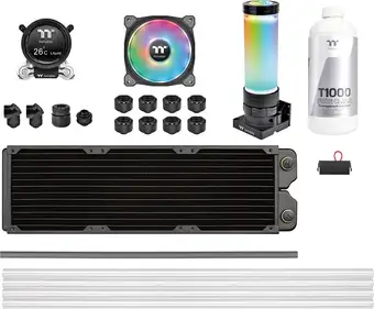 Модульная система жидкостного охлаждения Thermaltake Pacific CLM360 Ultra Hard Tube Liquid Cooling Kit CL-W335-CU12SW-A – изображение в каталоге