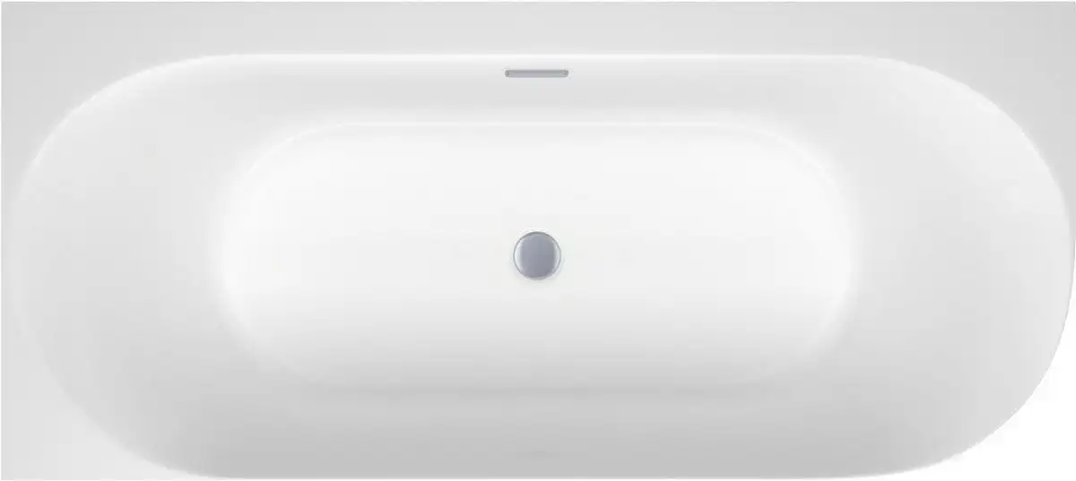 Ванна Wellsee Collaro 170x80 28910301R (пристенная ванна (левая) белый глянец, экран, ножки, сифон-автомат хром) - фото товара