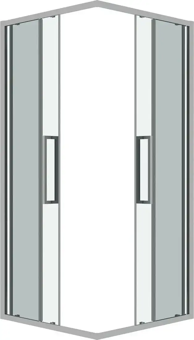 Душевой уголок Grossman Cosmo 90x90x195 300.K33.02.9090.32.00 (золото сатин/прозрачное стекло) - фото товара