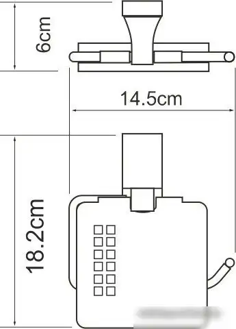 Держатель для туалетной бумаги Wasserkraft Abens K-3225 – фото товара