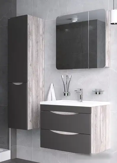 Grossman Тумба под умывальник Талис 70 107011 (бетон пайн/серый) – фото товара