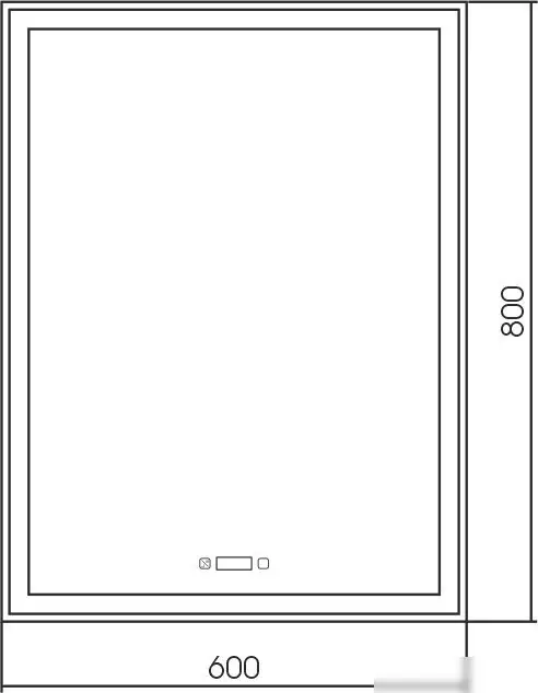 Silver Mirrors Зеркало Рига 60x80 LED-00002633 – фото товара