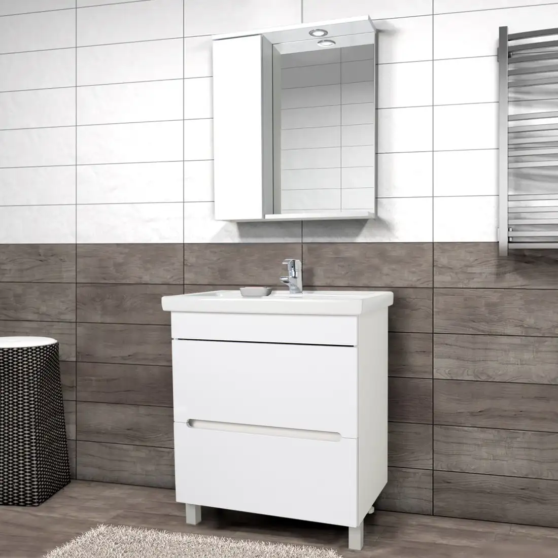 Акваль Тумба под умывальник Палермо 70 ПАЛЕРМО.70.23.10.N – фото товара