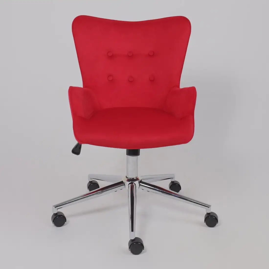 Офисное кресло AksHome Bella chrome Seven 313 (велюр/фуксия) – фото товара