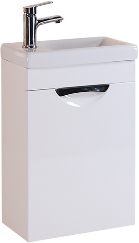 Onika Тумба Комо 40.01 с умывальником Комо 40 (белый) – изображение в каталоге