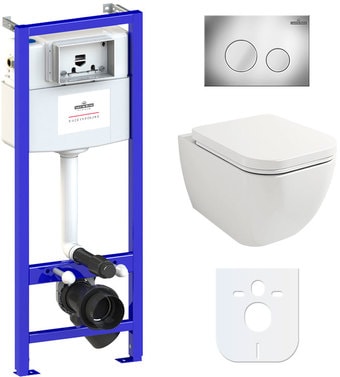 Унитаз Lavinia Boho Relfix One Compacto 6 в 1 77040066 - изображение в каталоге