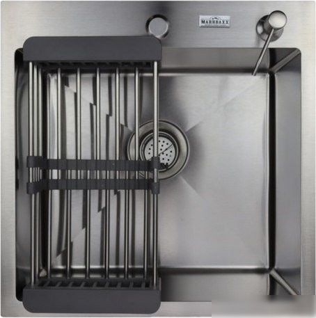Кухонная мойка MARRBAXX C5050-R Decor C5050-DMR (сатин) - фото товара