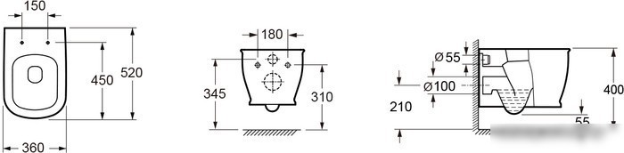 Унитаз Lavinia Boho Bell Pro Rimless 3301002R - фото товара