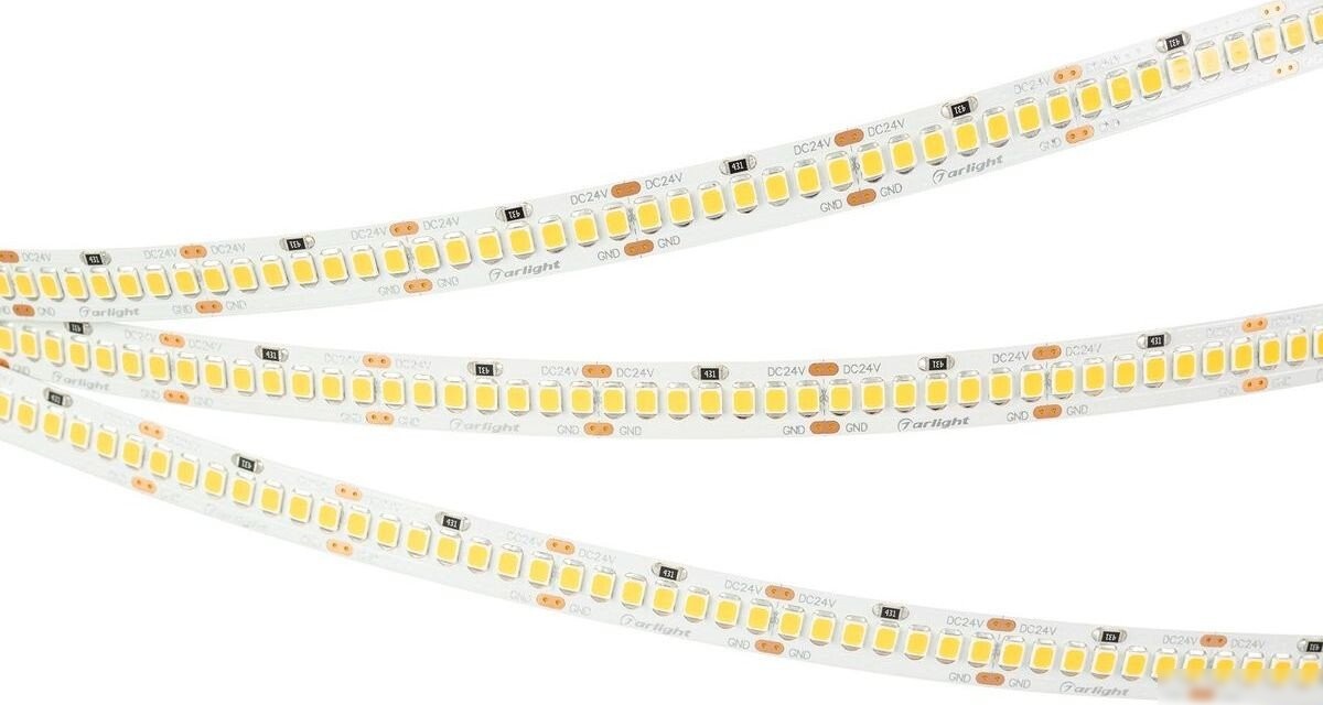 Светодиодная лента Arlight 11W/m 252Led/m 2835SMD дневной белый 5M UL-A252-10mm 24V Day5000 042316 – фото товара