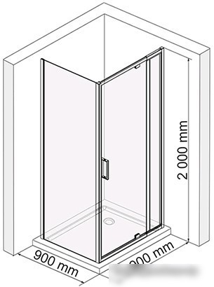 Душевой уголок Wasserkraft Berkel 48P03 - фото товара