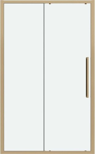 Душевая дверь Grossman Galaxy 100x195 100.K33.01.100.32.00 (золото сатин/стекло прозрачное) - изображение в каталоге