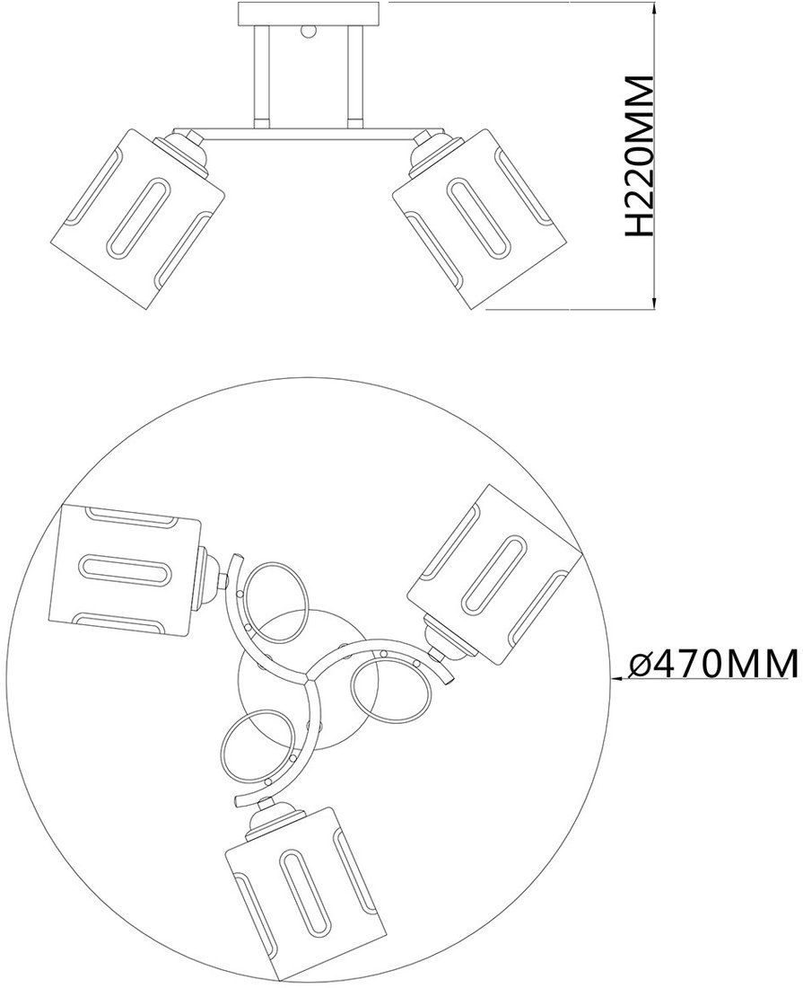 Люстра средней высоты Escada Calluna 1120/3PL – фото товара