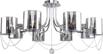 Люстра средней высоты Escada Intense 683/8P E14*40W Chrome – изображение в каталоге