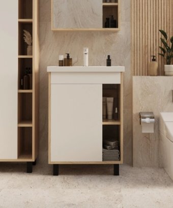 Mixline Тумба под умывальник Милтон-60 557619 – изображение в каталоге