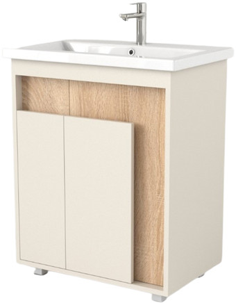 Дабер Тумба под умывальник 015 WeltWasser Deilbach 7517-70 Т15.7W.0.18 (бежевый/дуб бардолино) – изображение в каталоге