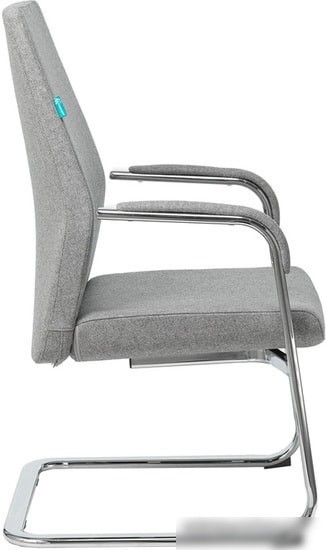 Кресло Бюрократ _JONS-LOW-V (серый) – фото товара