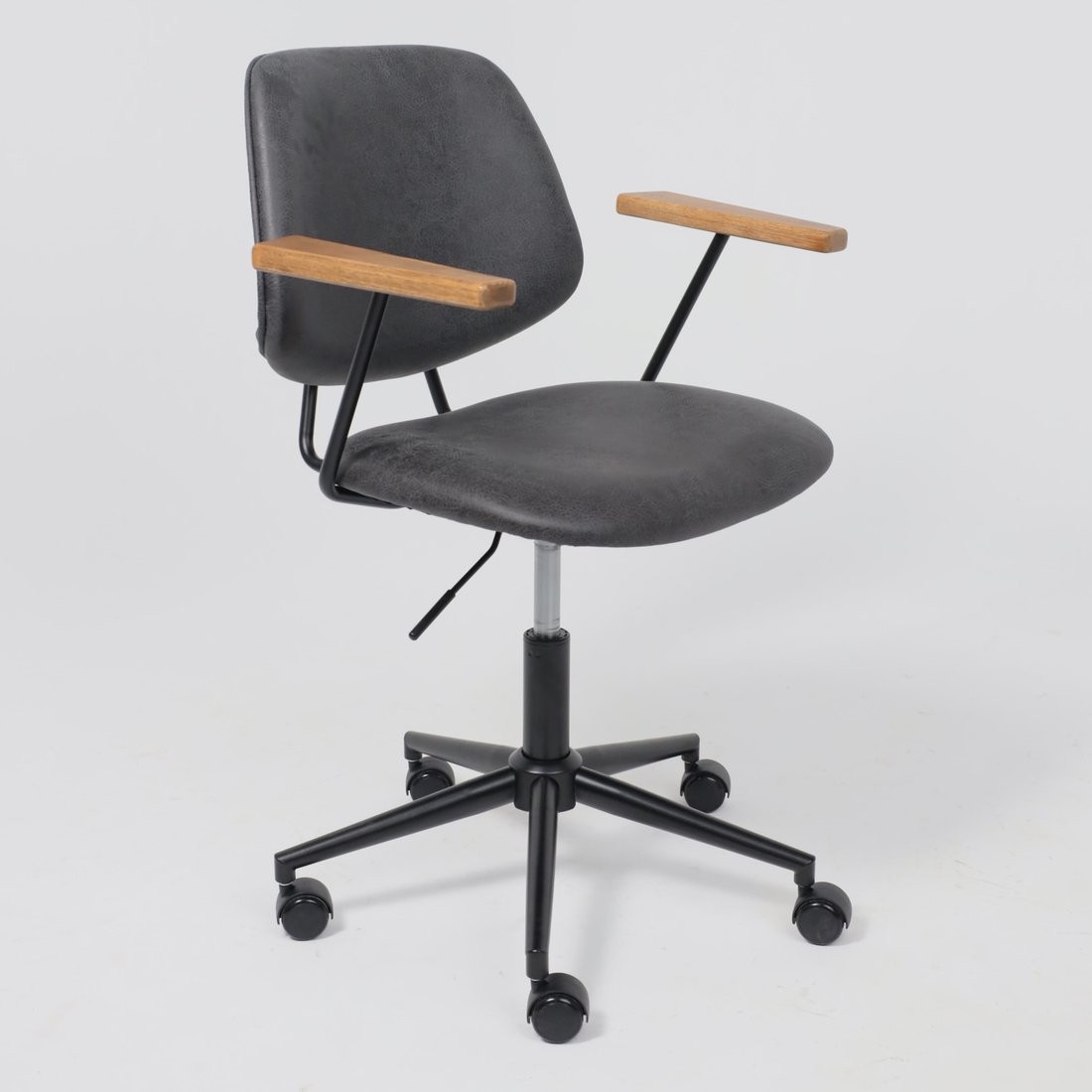 Офисное кресло AksHome Trix (экокожа винтажный черный Watusi 16/черный) – фото товара