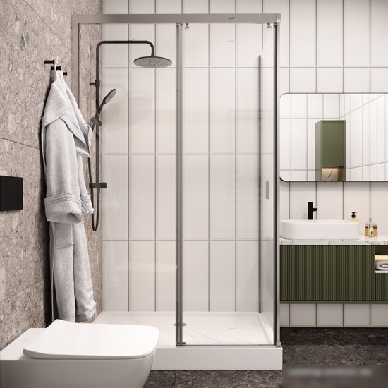 Душевой уголок Cerutti Spa Marbella 120 L 80x120 - фото товара