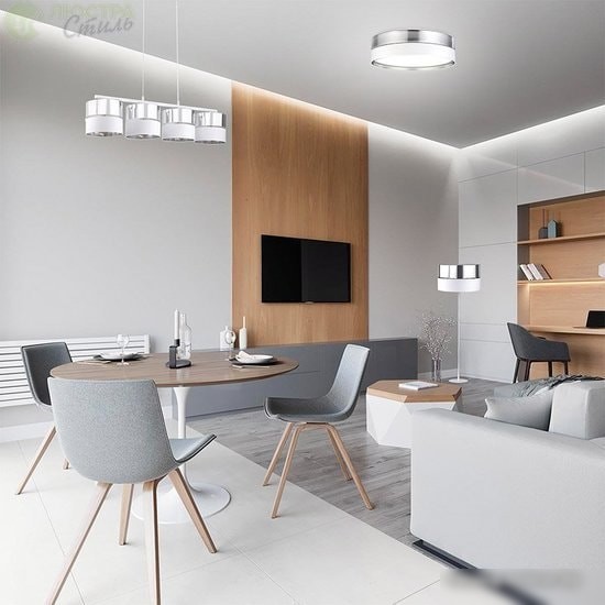 Подвесная люстра TK Lighting Hilton Silver 4177 – фото товара