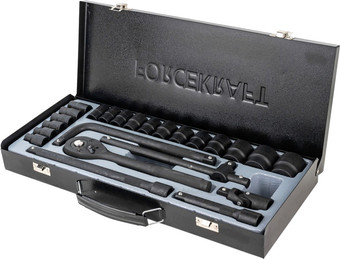 Набор трещотка с головками ForceKraft FK-4245B-5MPB (24 предмета)