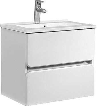 Belux Тумба под умывальник Париж НП 50-02 (1, белый глянцевый) – изображение в каталоге