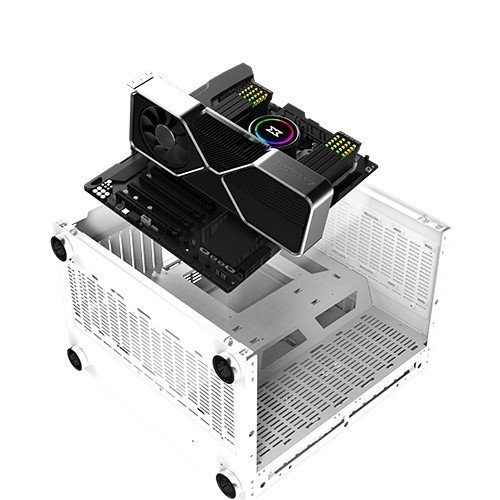 Корпус Xigmatek Aquarius Plus Arctic EN46430 (белый) – фото товара