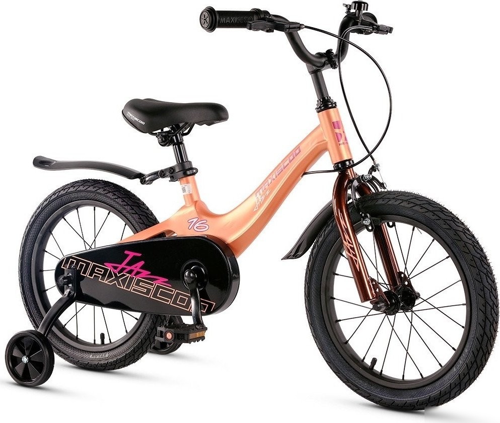 Детский велосипед Maxiscoo Jazz Стандарт Плюс 16 2025 MSC-J1641 (пудра, разобранный) – фото товара