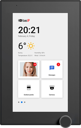 Монитор BAS-IP AZ-07L (черный) – изображение в каталоге