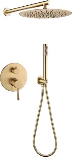 Душевая система Grocenberg GB5099MG-3 (золото матовый) - изображение в каталоге