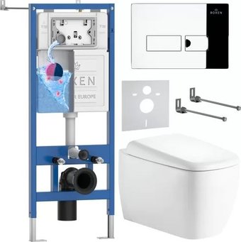 Унитаз подвесной Roxen StounFix Dual Fresh 968502 - изображение в каталоге