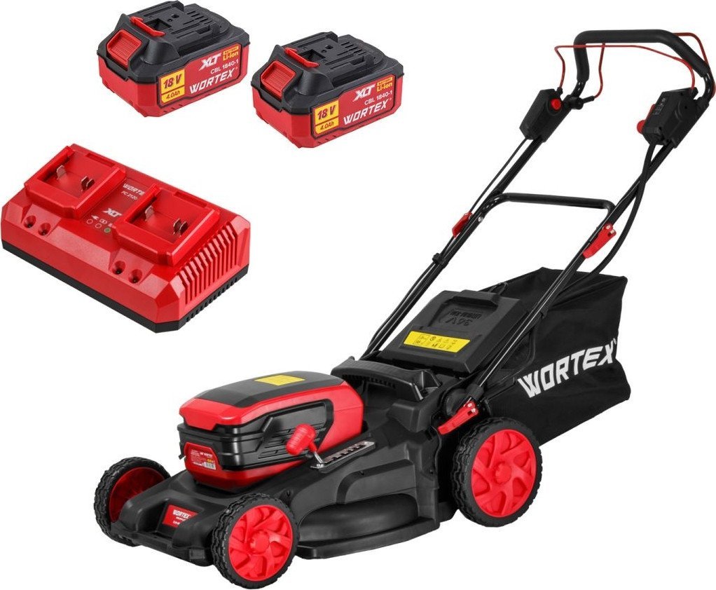 Газонокосилка Wortex CLM 4536-4 XLT Set 2334160 (с 2-мя АКБ) – фото товара