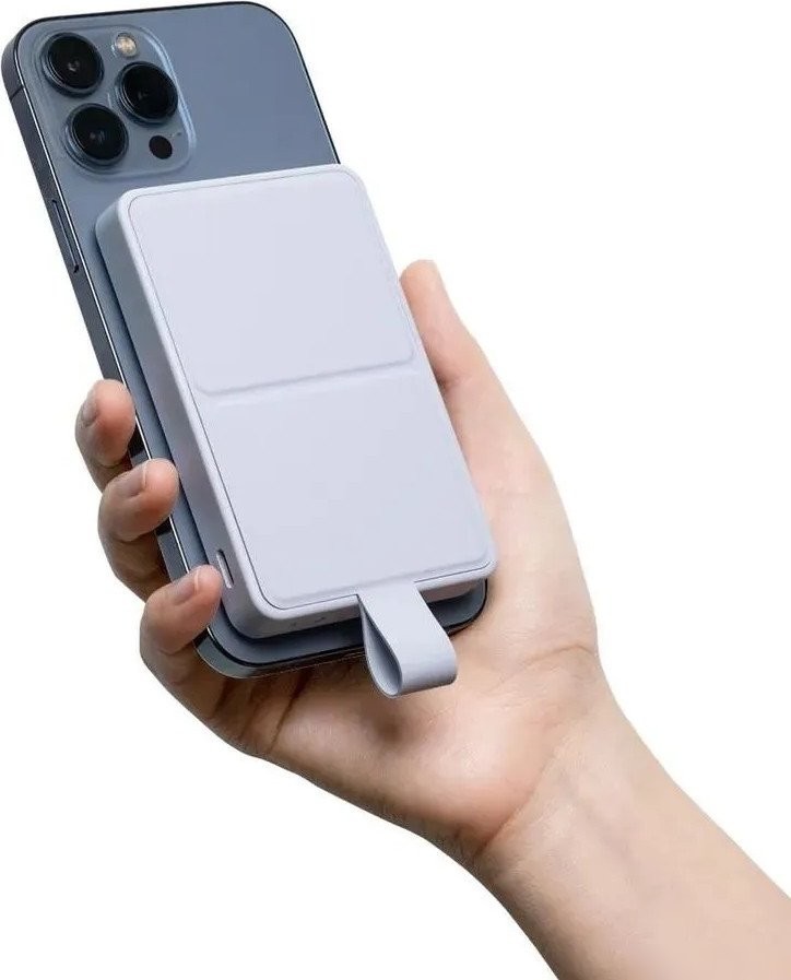 Внешний аккумулятор Xiaomi Magnetic Power Bank WPB0620MI 6000mAh (белый, международная версия) – фото товара