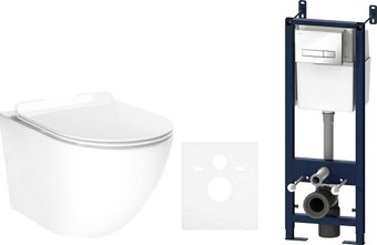 Унитаз подвесной AV Engineering Comfort AVWHR203 + AM.PM I012703.0201 - изображение в каталоге