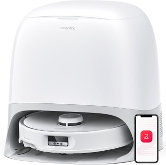 Робот-пылесос Roborock Qrevo Curv V10VIV QRC02-02 (с русской озвучкой, белый) - изображение в каталоге