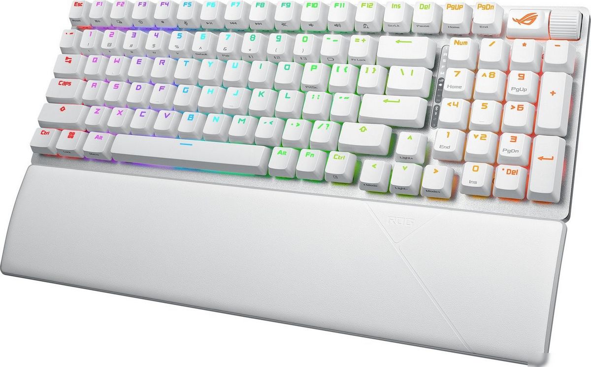 Клавиатура ASUS ROG Strix Scope II 96 Wireless Moonlight White (NX Snow) – фото товара