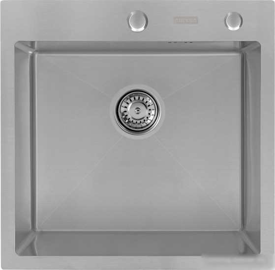 Кухонная мойка ARFEKA ECO AR 500*500 + коландер AR 001 + AR DS 11 SATIN - фото товара