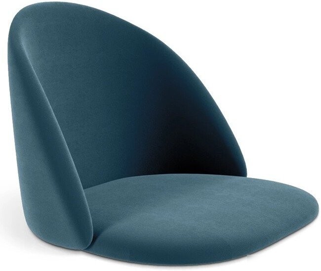 Стул Sheffilton SHT-ST35/S128 (тихий океан/хром/белый муар) – фото товара