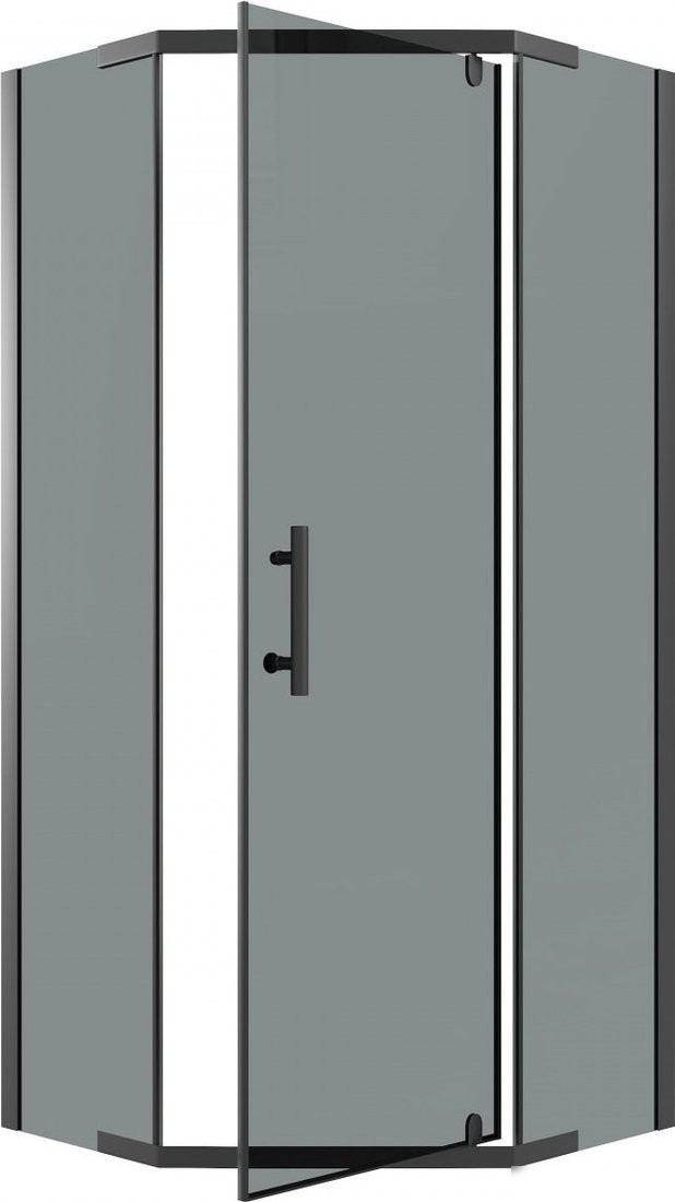 Душевой уголок Niagara Eco NG-1009-14DT 90x90x190 (черный/стекло тонированное) - фото товара