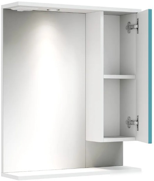Onika Шкаф с зеркалом Марви 60 206089 (бирюзовый) – фото товара