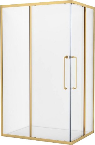 Душевой уголок Cezares RELAX-304-AH-2-120/90-C-BORO (брашированное золото) - изображение в каталоге