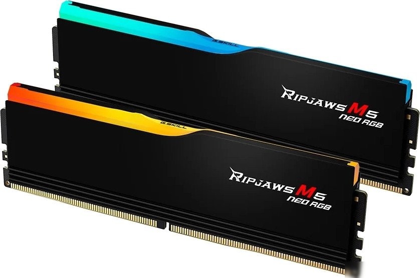 Оперативная память G.Skill Ripjaws M5 Neo RGB 2x32ГБ DDR5 6000 МГц F5-6000J3040G32GX2-RM5NRK – фото товара