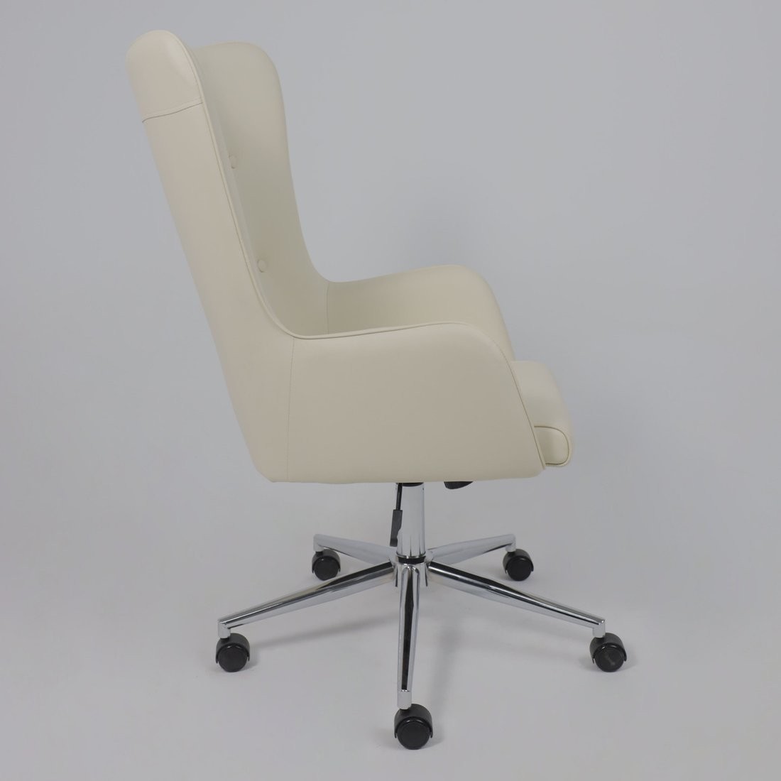Офисное кресло AksHome Bella XL Chrome (Pegasso крем) – фото товара