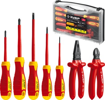 Электромонтажный набор Зубр Профессионал 2214-H7_z01 (7 предметов) – изображение в каталоге