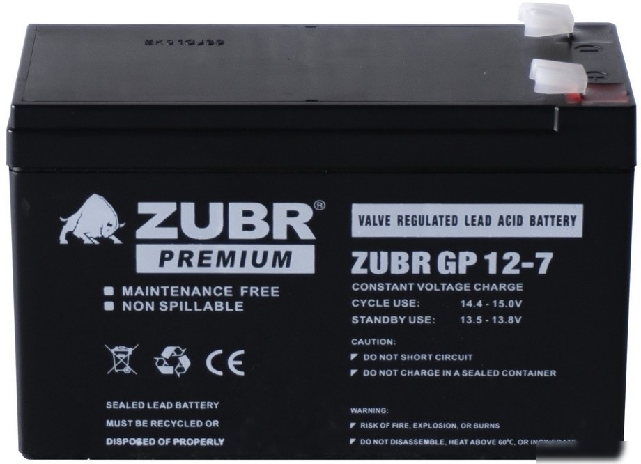 Аккумулятор для ИБП Zubr GP 12-7 – фото товара