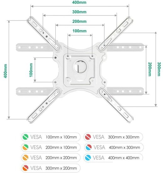 Кронштейн Onkron M4 (белый) – фото товара