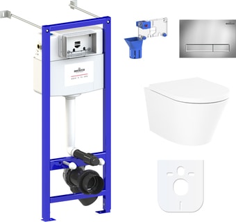 Унитаз Lavinia Boho Relfix Biore Rimless 7 в 1 87050182 (хром пластик) - изображение в каталоге